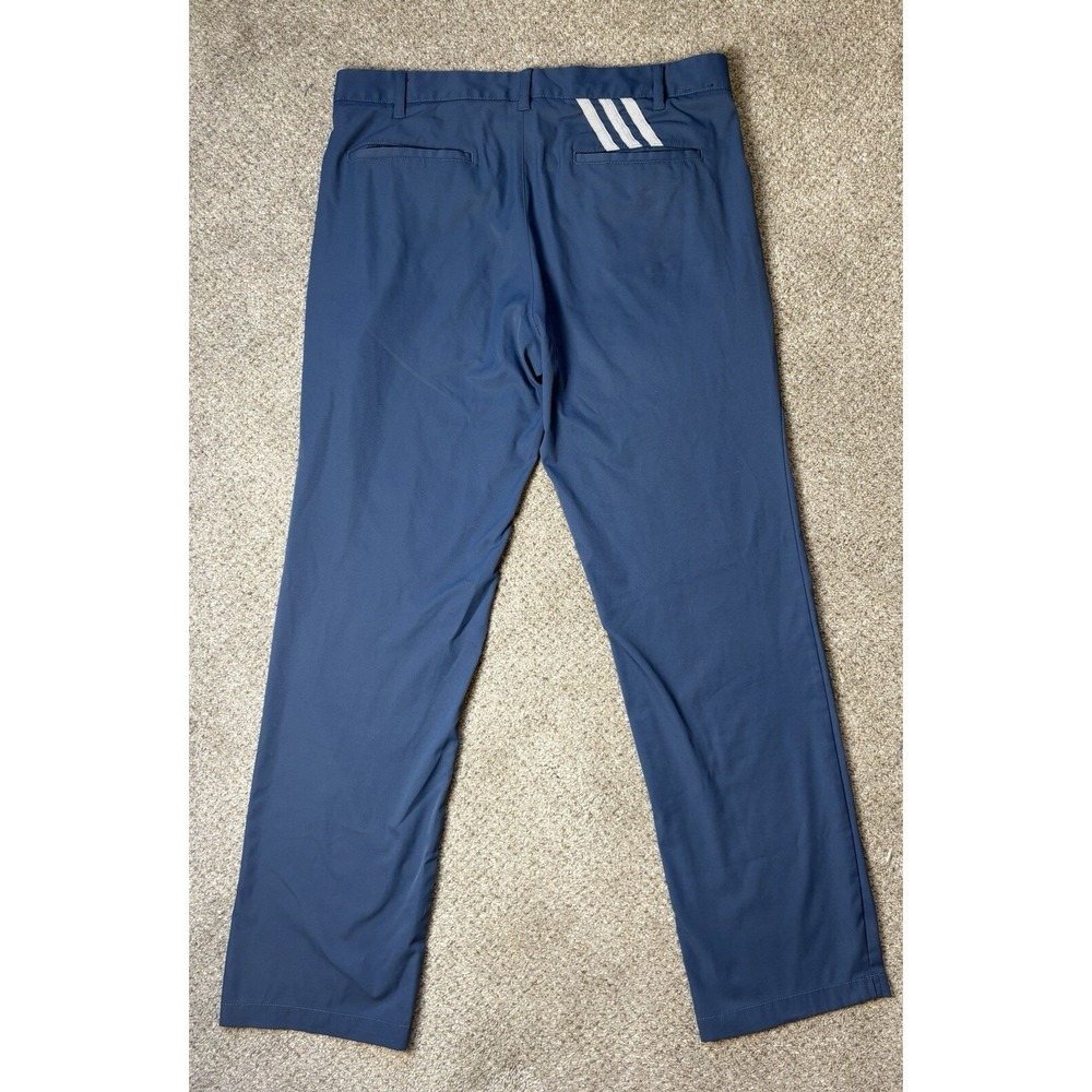 Adidas Men's Blue Golf Pants Size 34x32 Athletic ClimaLite Performance - Picture 5 of 7